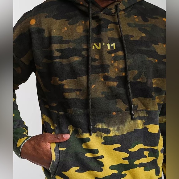 NWT Eleven Paris Acid Camo Hoodie - Picture 2 of 10